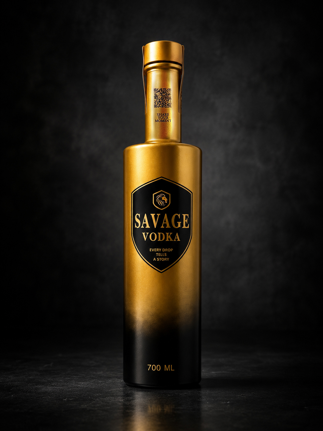 Savage Vodka Flasche